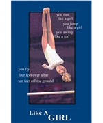 Bars Edition Like A Girl Poster