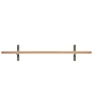 16' Single Adjustable Wall Mounted Ballet Barre