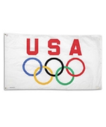 USA 5 Ring Olympic Flag