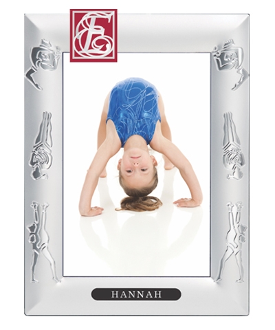 Engraved Gymnastics Picture Frame