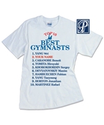 Personalized Top 10 Best Men Gymnast Tee