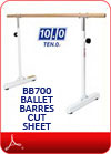 Ballet Barres Cut Sheet(PDF)