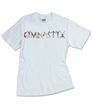 Personalized Name Tee with Alphabet in Motion Letters