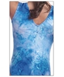 Lilies of Jade Ocean Blue Velour Leo
