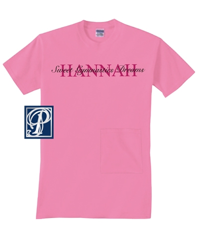 Personalized Youth Sweet Gymnastics Dreams Night Shirt