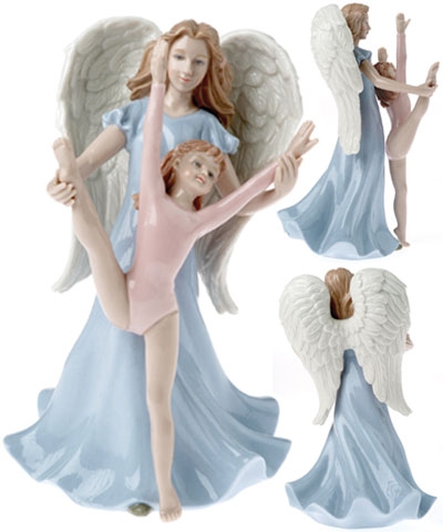 Angel Gymnast or Dancer Porcelain