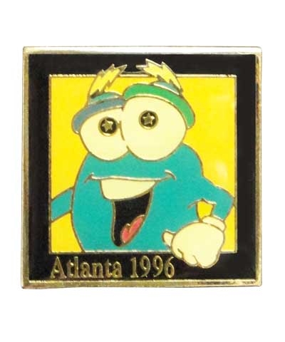 1996 Atlanta Olympics Smiley Izzy Pin