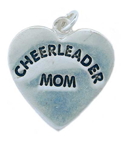 Cheerleader Mom Charm FREE SHIPPING