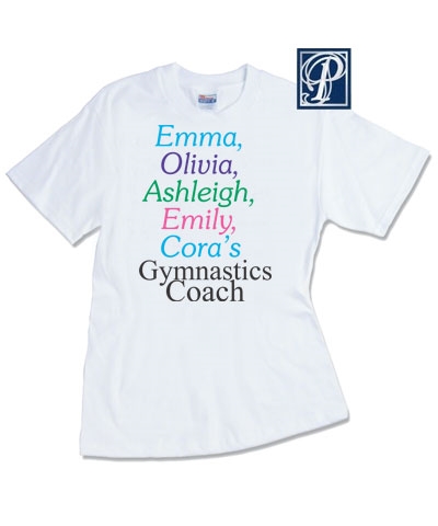 Personalized Team Name Coach Tee FREE SHIPPING