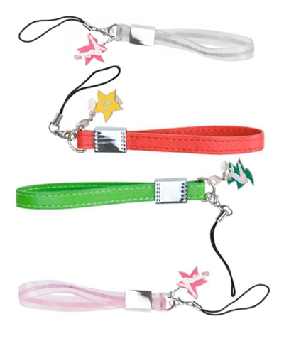 Cell Phone Strap & Charm Set