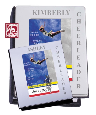 Large Engravable Cheerleader Photo Album