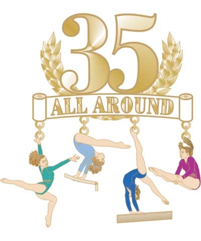 35 All Around Dangle Pin