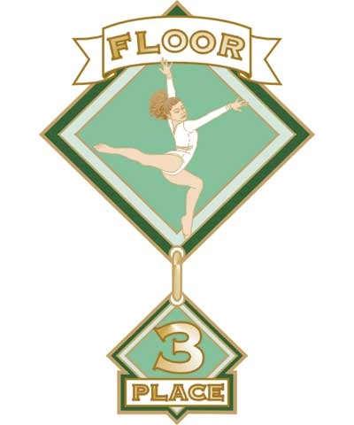 Floor 3rd Place Pin