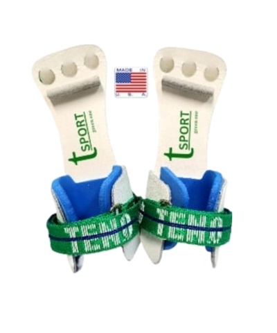 Men's TSport Velcro High Bar Dowel Grips (Sold as a pair)