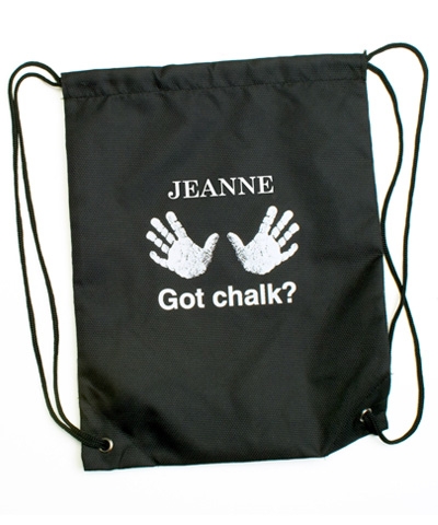 Personalized Got Chalk Back Pack