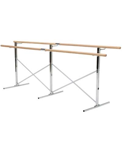 14 Ft Free Standing Ballet Barre 2 Bars FREE SHIPPING