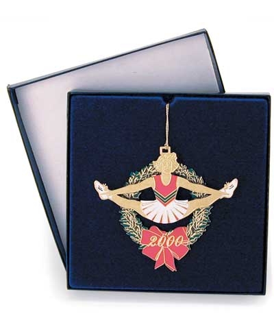 Cheer Toe-Touch Christmas Ornament FREE SHIPPING