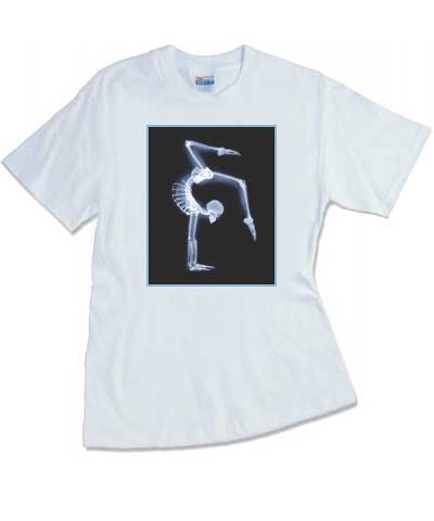 X-Ray Stag Handstand White Tee FREE SHIPPING