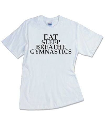 Eat Sleep Breathe Gymnastics Tee