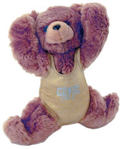 TEN-O Beamie Bear in Gold Leotard