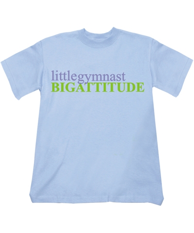 Bahama Blue little gymnast Tee FREE SHIPPING