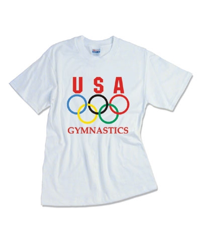 USA 5 Ring Olympic Tee