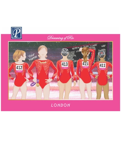 Personalized London 2012 Team Poster
