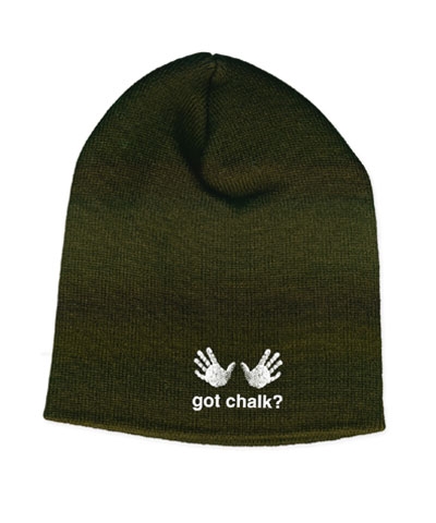 Got Chalk Black Beanie