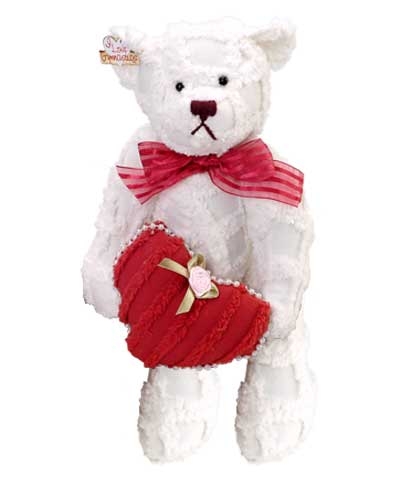 Chenille Valentine Bear