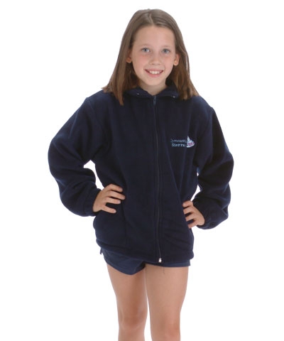 Personalized Gymnastics Is Life Navy Fleece Jacket