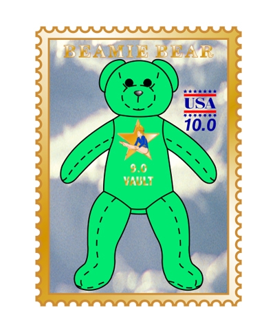 9.0 Vault Beamie Bear Pin FREE SHIPPING