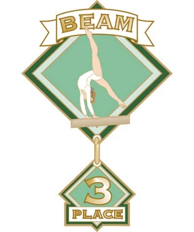 Beam 3rd Place Pin