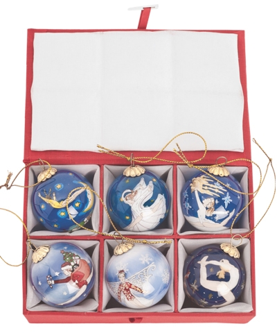 Holiday Leap Retrospective Mini Christmas Balls Set of 6