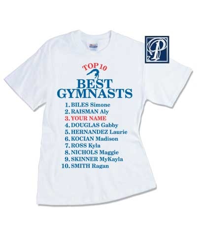 Personalized Top 10 Best Women Gymnast Tee