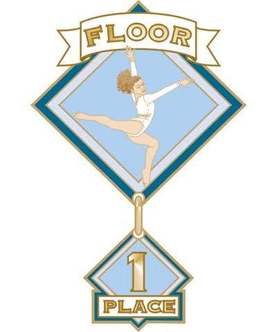 Floor 1st Place Pin