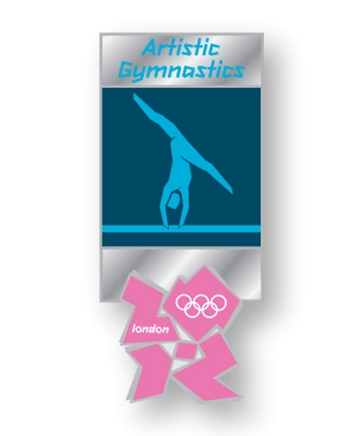 2012 London Olympic Gymnastics Pin