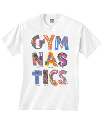 Cartoon Gym White Tee - TEN-O | ByGMR