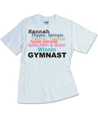 Personalized Winnin' Gymnast Tee