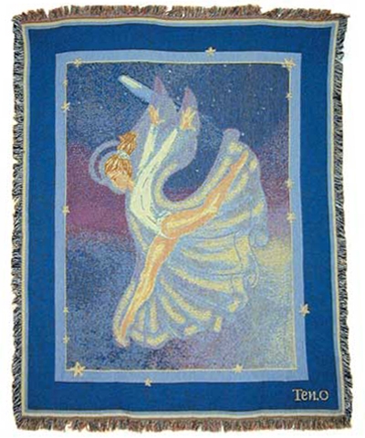 Your Angel Tumbles Throw