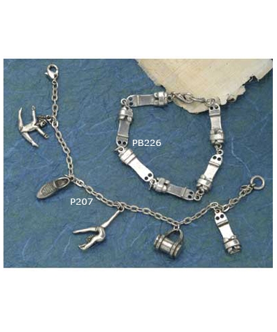 Pewter Charm Bracelet