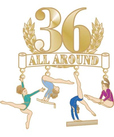 36 All Around Dangle Pin