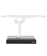 Split Leg Hand Stand Glass Figurine