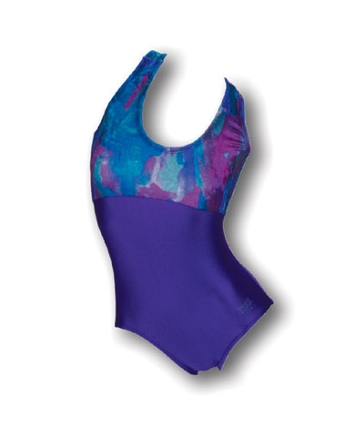 Watercolor T-Back Panne Leo