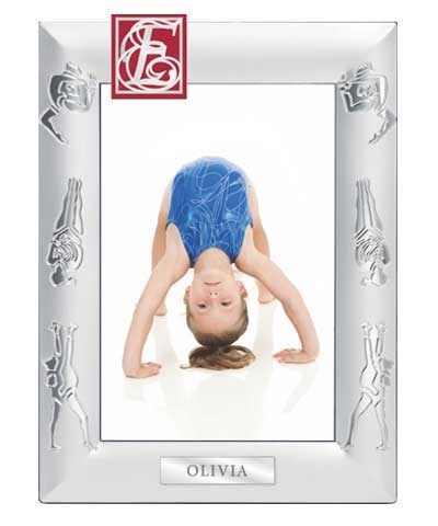 Engraved Gymnastics Picture Frame