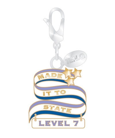 Gym Charm - Made It To State Level 7 FREE SHIPPING