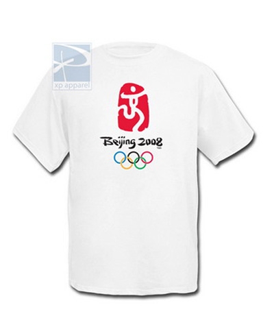 Beijing 2008 Olympic Tee FREE SHIPPING