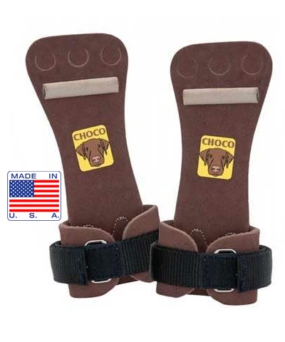 Men's Choco Velcro Hi Bar Dowel Grips FREE SHIPPING