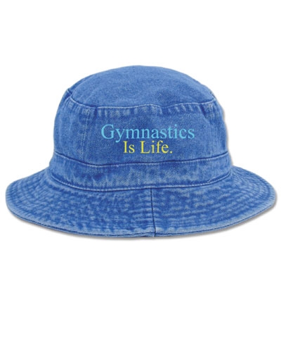 Gymnastics Is Life-Denim Bucket Hat